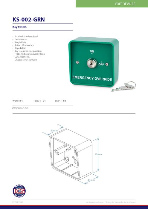 Surface Mount Keyswitch